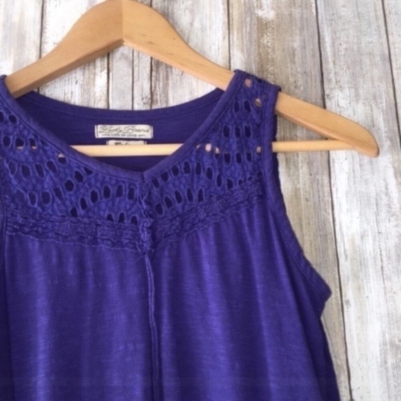 Lucky Brand Kids Purple Sleeveless Blouse - Picture 2 of 4